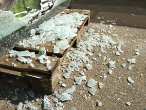 каленое стекло